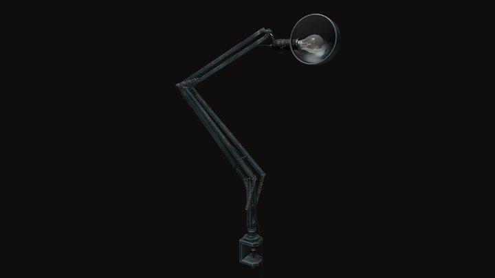 Old soviet lamp | Старая советская лампа 3D Model