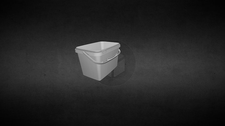 2350 ml Rectangular container ALLIANCEPLAST .COM 3D Model