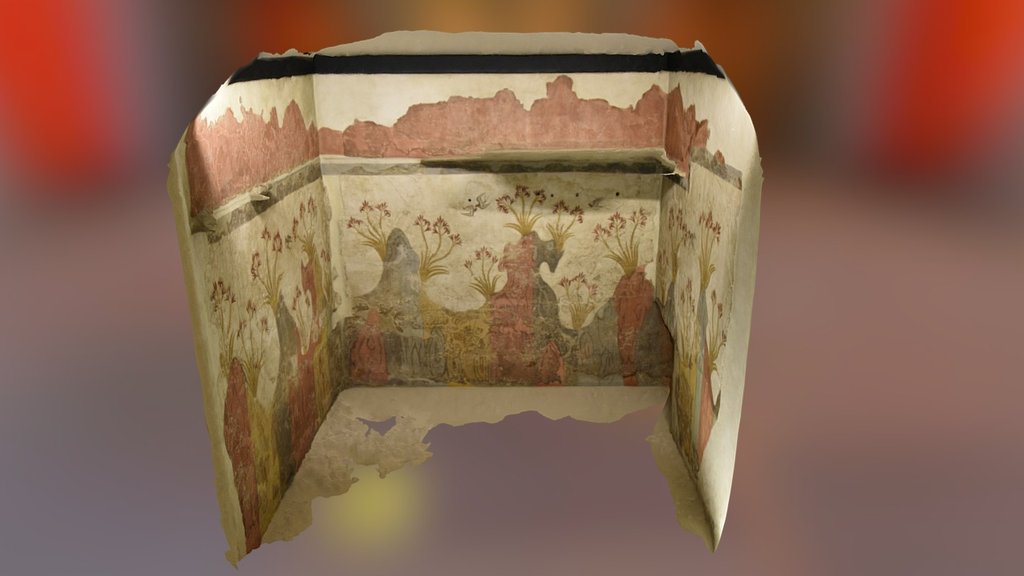 Minoan Springtime Fresco