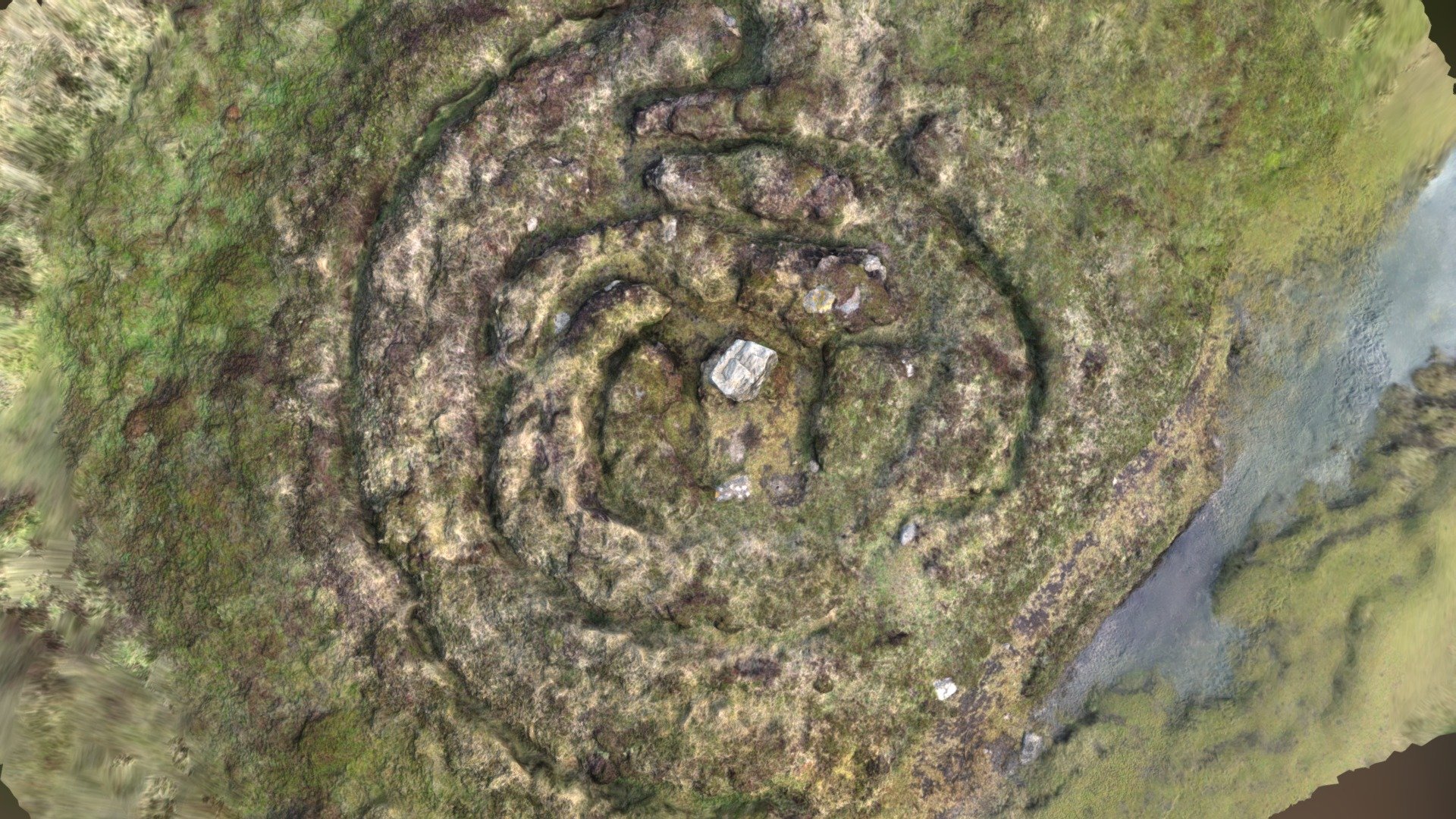 Giants Castle Labyrinth, Isles of Scilly — Sketchfab embed 3D viewer