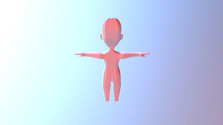 Low Polly Character 3D Model