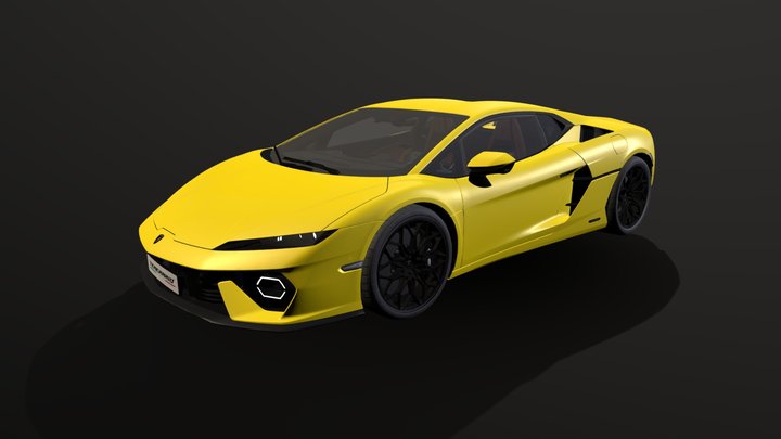 Lamborghini Temerario (2025) 3D Model