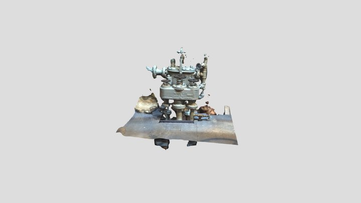 Engine Room Valves 3D Model