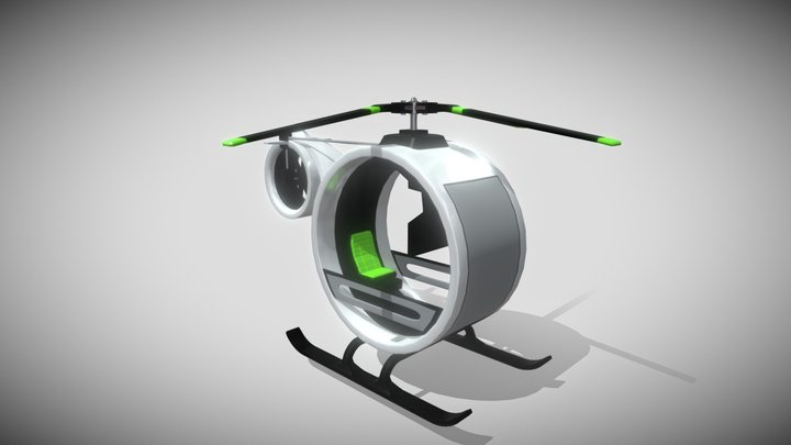EleCopter_Animation 3D Model