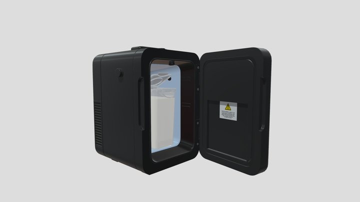 Bellucci Milk Cooler - Open 3D Model