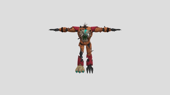 Ruined glamrock freddy 3D Model