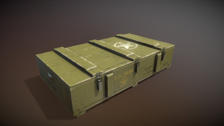 Ammunition Crate 3D Model