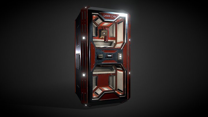 Galactic Cola Vending Machine 3D Model