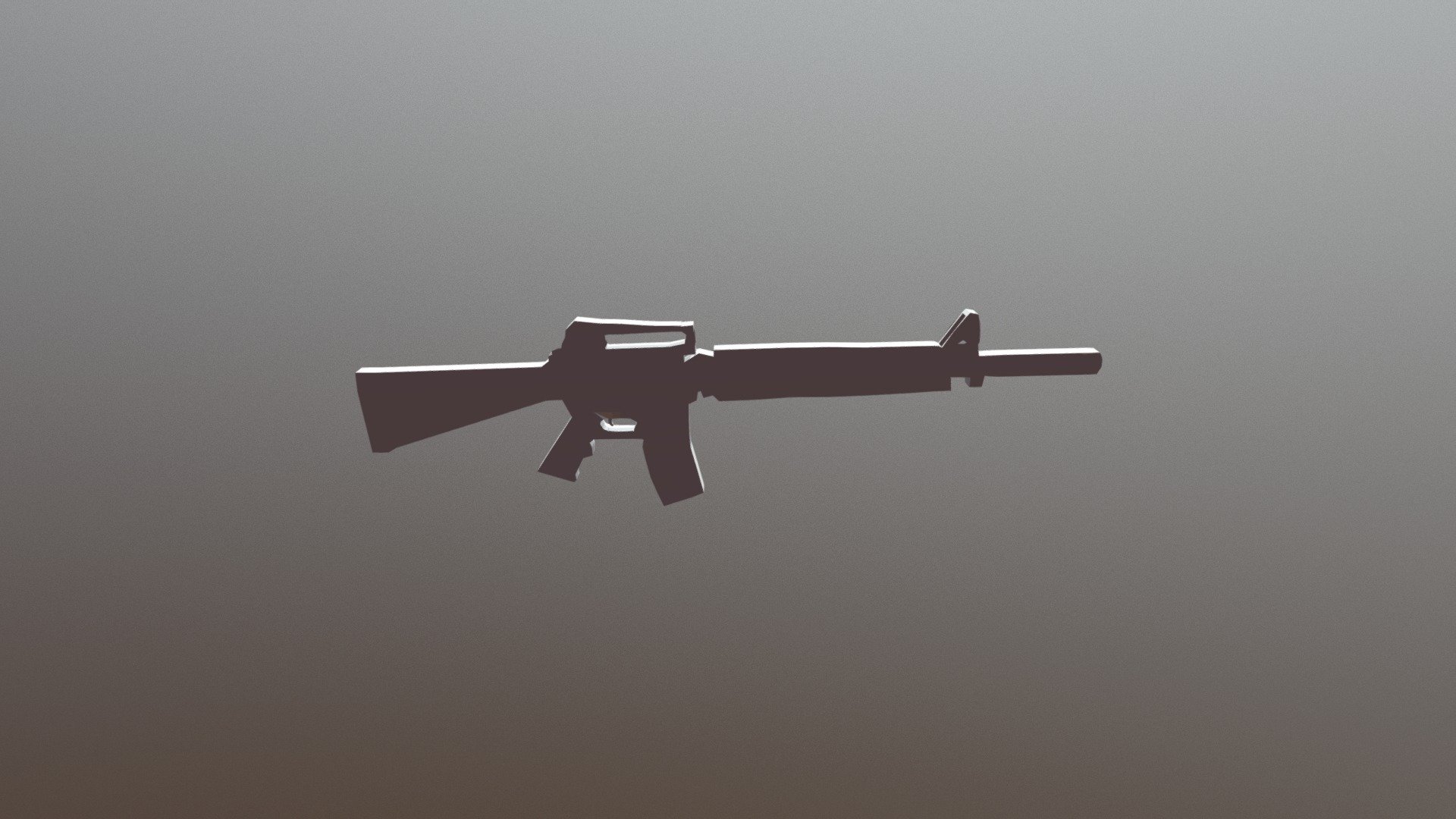 Colt M16 — Sketchfab embed 3D viewer