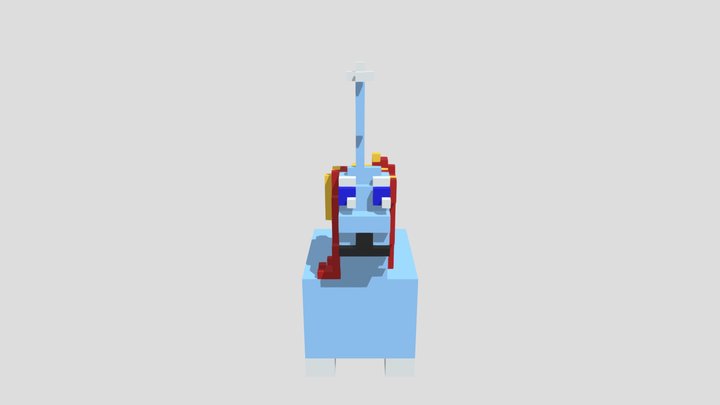Pokemon Mr Spikey Bark Bark 3D Model