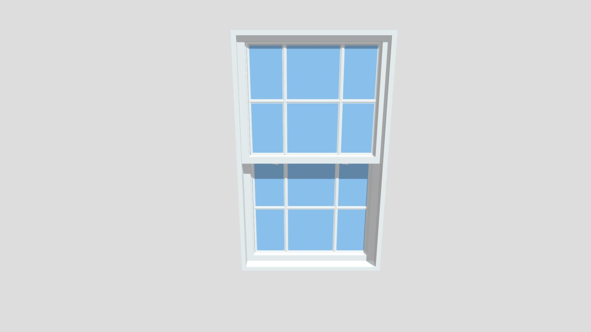 Double Hung Window — Sketchfab embed 3D viewer