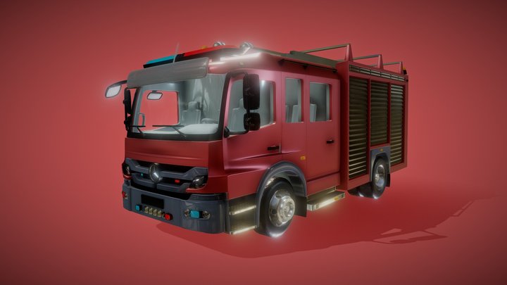 Firetruck 3D Model