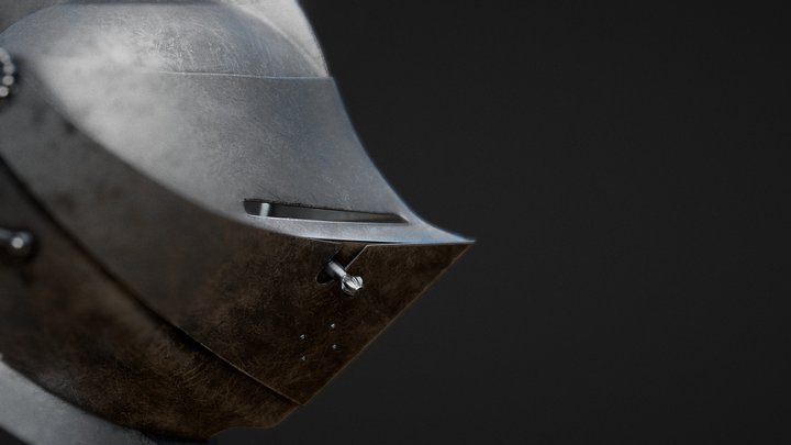Close Helmet 3D Model