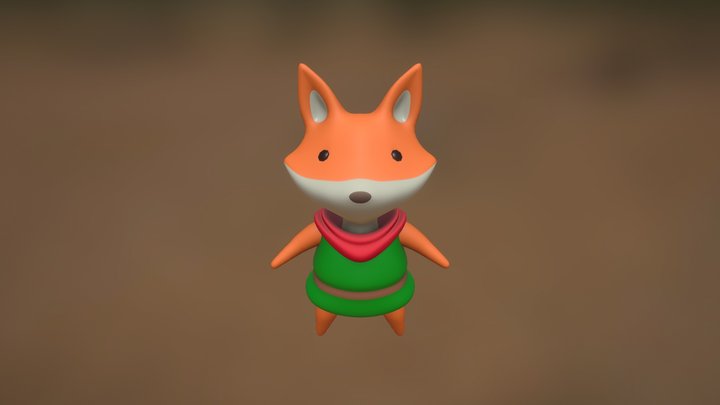 Tunic Fox 3D Model