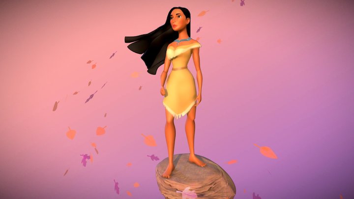 Pocahontas 3D Model