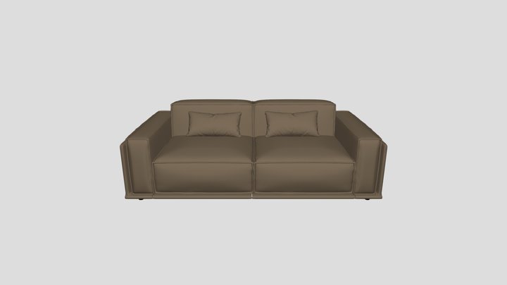 Диван «Софт» мебельной фабрики ASGARD Москва 3D Model