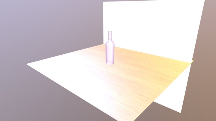 Wine Bottle 3D Model