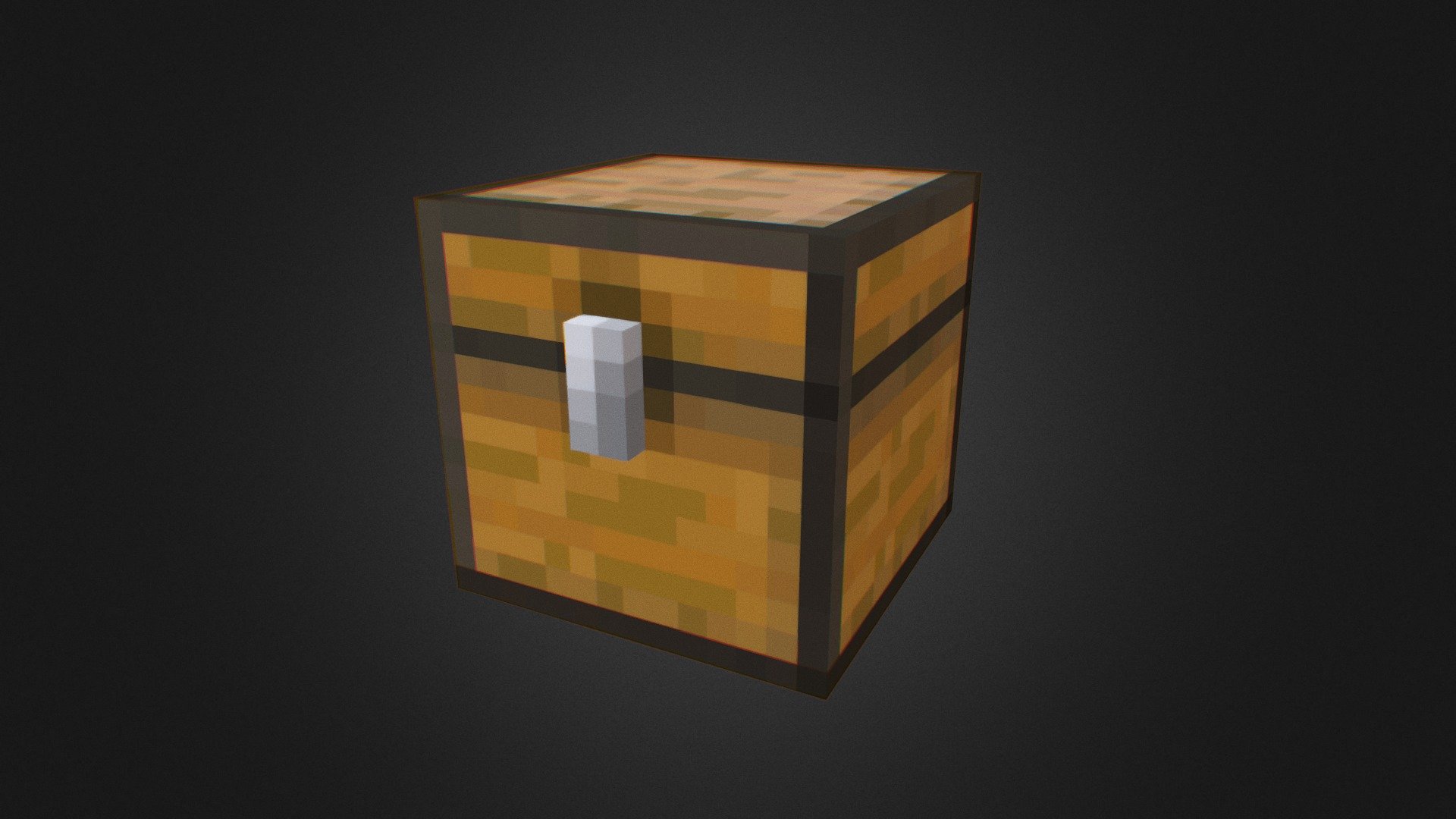 Minecraft Animated Ender Chest - Download Free 3D model by