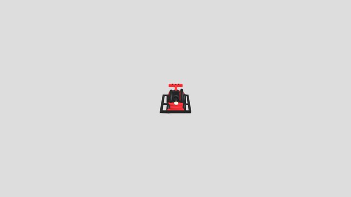 gokart nummer 8 (2) lego league 3D Model
