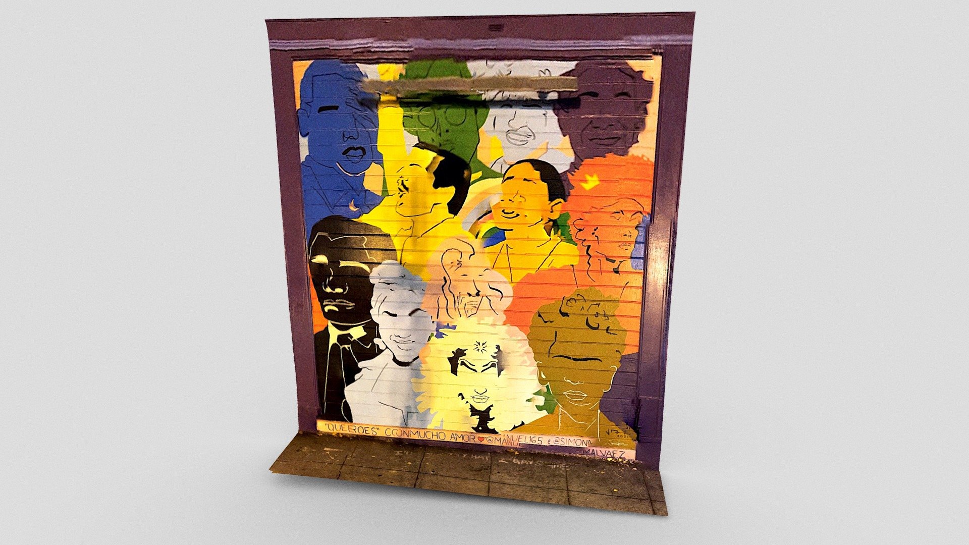Mural on the LGBT Center in San Francisco