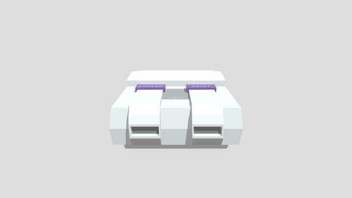 super-nintendo 3D Model
