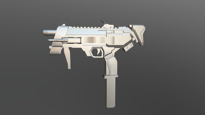 Sombra Weapon (WIP 2) 3D Model