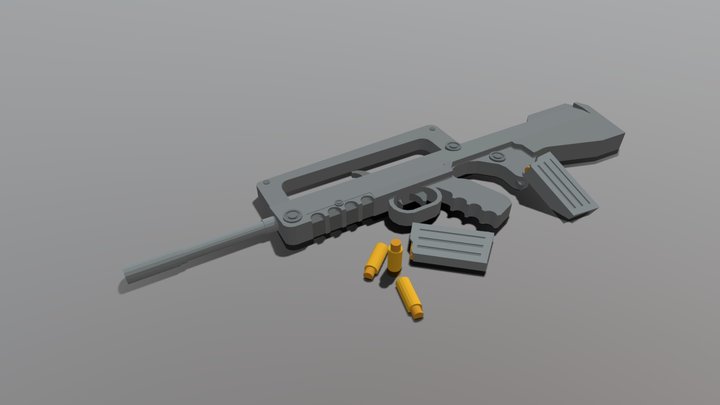 Famas + 3D Model
