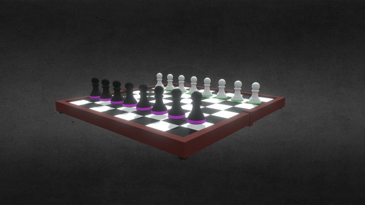 Pawns 3D Model