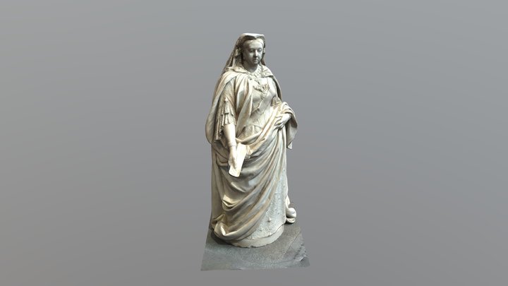 Statue of Queen Victoria 3D Model