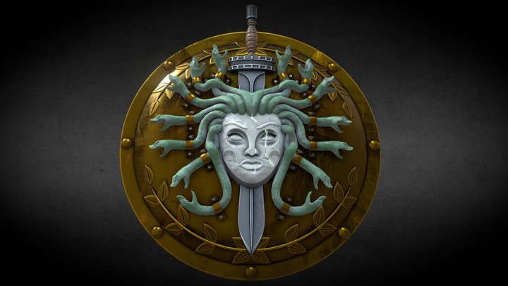 Shield of Perseus 3D Model
