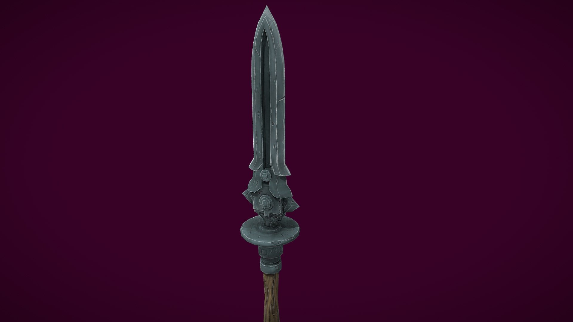 Stylized Polearm Weapon [Work in progress] - Download Free 3D model by ...