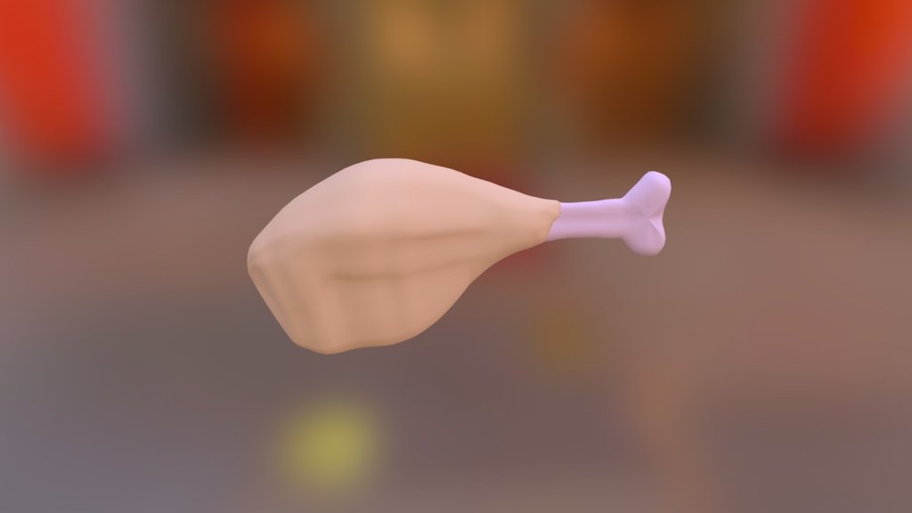 Chicken Leg - 3D model by Paul Oraz (@paolo.orabona87) [83cc90b ...