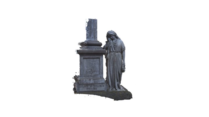 Mausoleo cementerio católico Osorno 3D Model