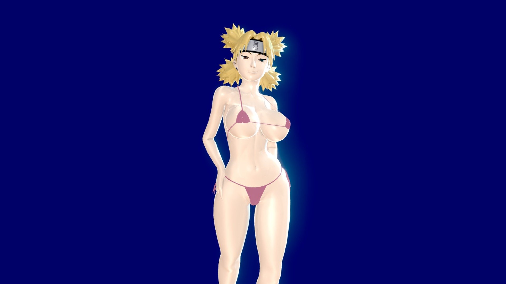 てまり (Temari) from Naruto — Sketchfab embed 3D viewer