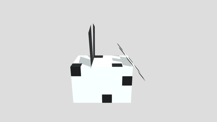 minecraft sea bunny 3D Model