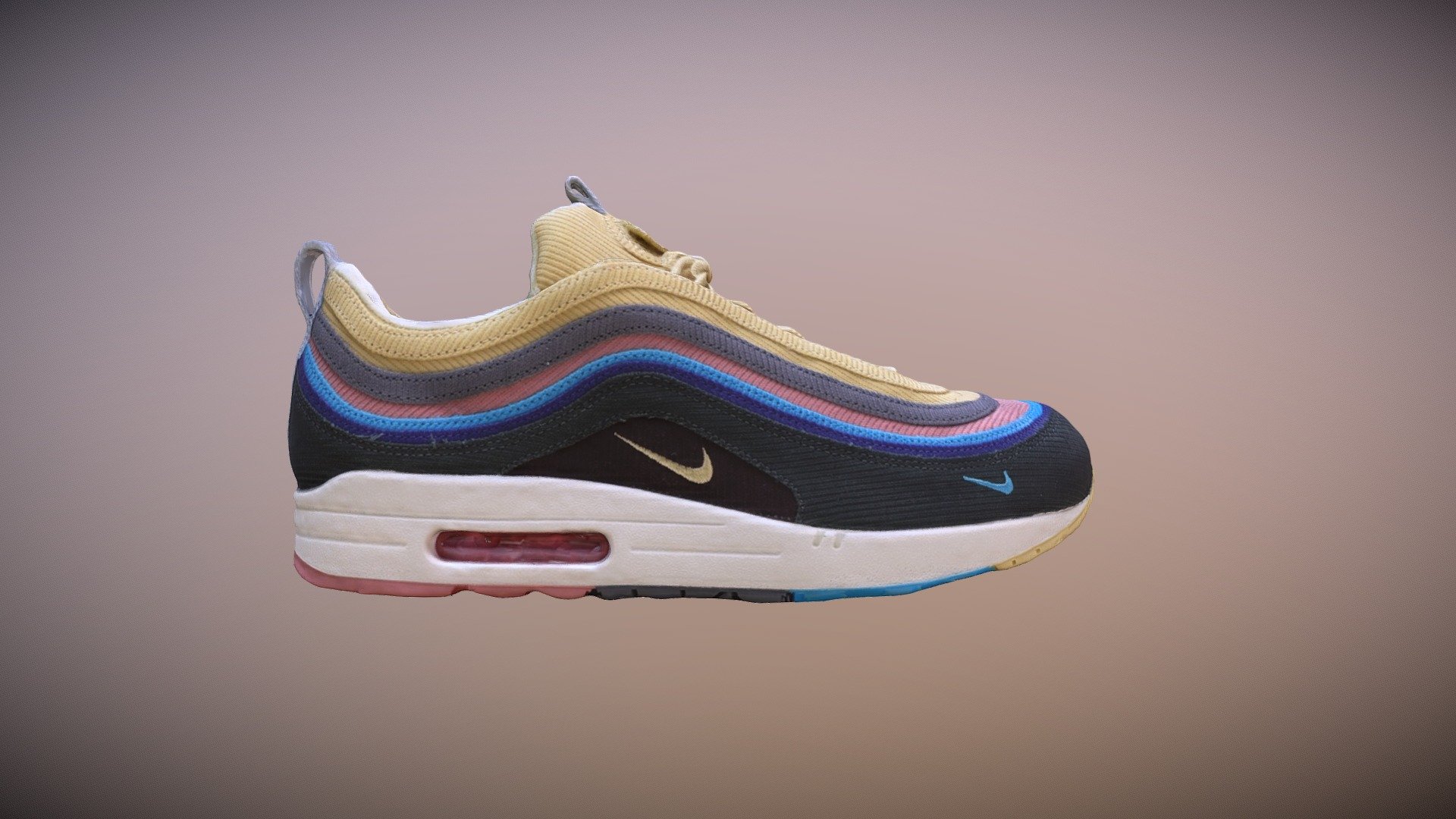 Nike Air Max 97 x Sean Wotherspoon Buy Royalty Free 3D model by [83cd3f3]