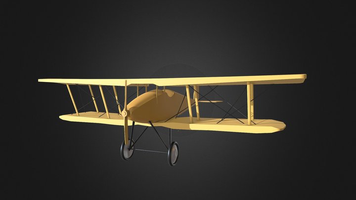 Avioneta antigua 3D Model