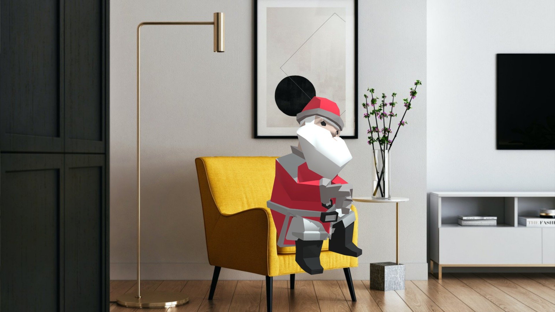 Santa is very proud of you — Sketchfab embed 3D viewer