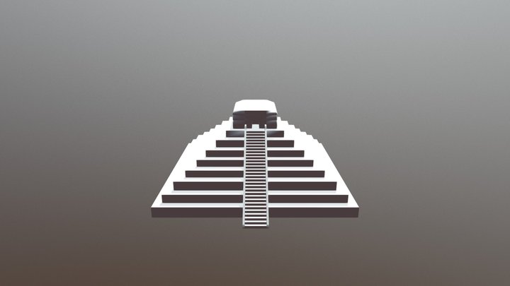 Mayan Pyramid 3D Model