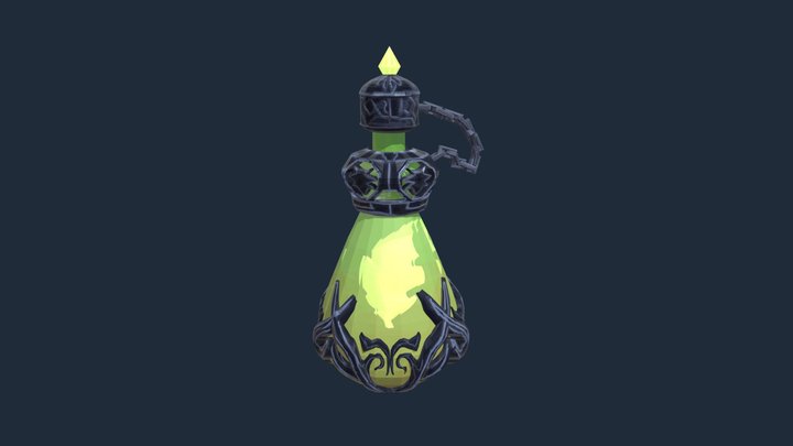 Magical Flask 3D Model