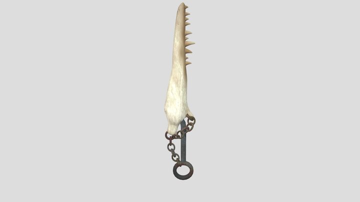 Whale Jaw Greatsword 3D Model