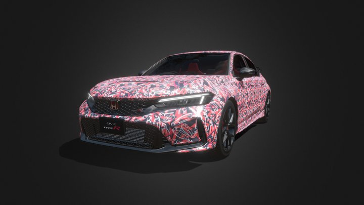 Honda Civic Type R (MK11) 2023 3D Model