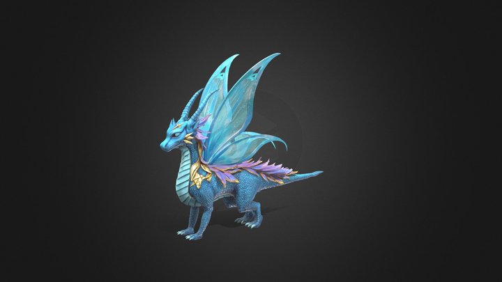 Fairy Dragon 3D Model