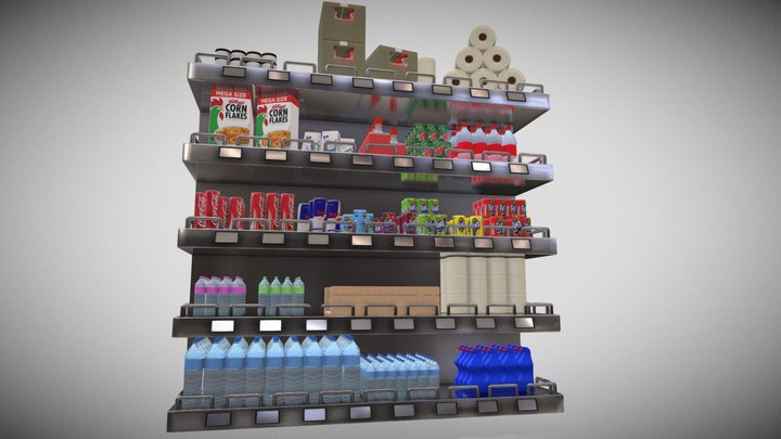 Multi_Supermarket_Assetpack_VOL.2 3D Model