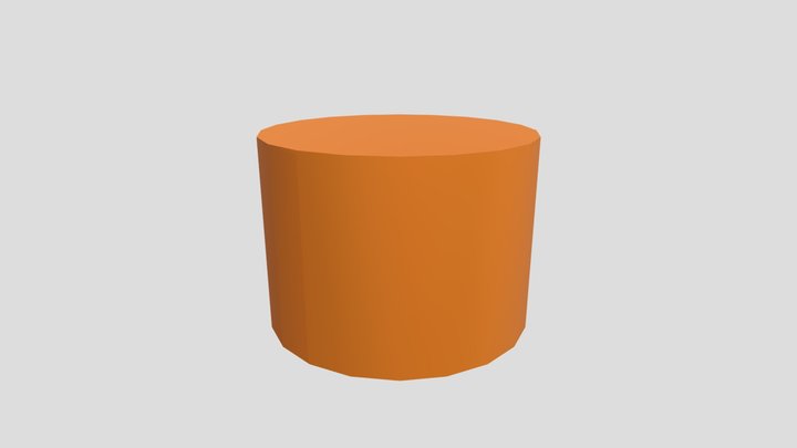 Scatola cilindrica 3D Model