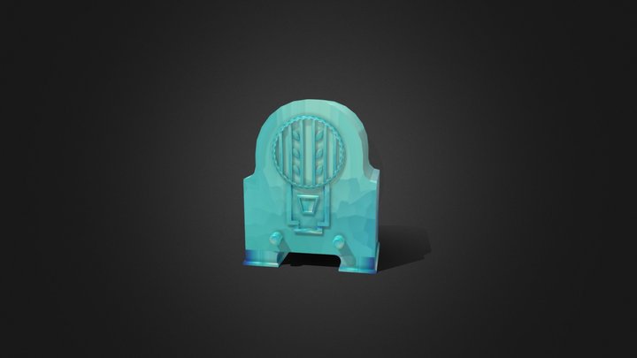 Radio Vintage 3D Model