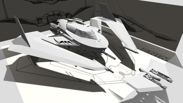 Batwing 3D models - Sketchfab