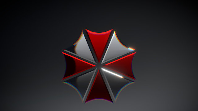 Umbrella Corp. Logo 3D Model