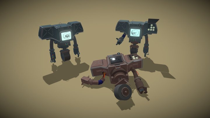 HW_Damage (Securitron) v2 3D Model