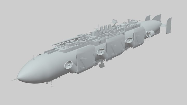 Airship 3D models - Sketchfab